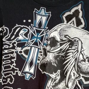 🐮 🐄 Chemistry Skull and Cross Graphic Short Sleeve T-Shirt